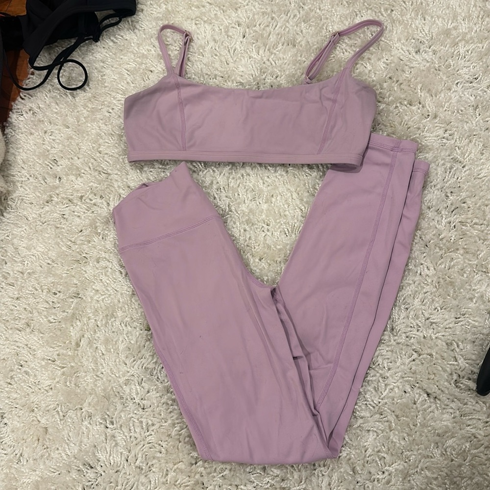We wore what workout set